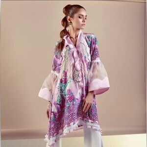 Farah Talib Aziz Silk Tunic